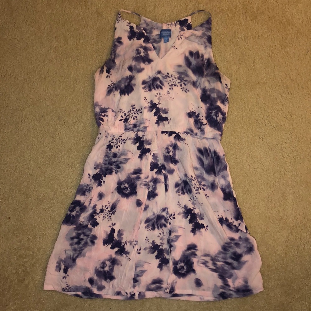 Vera Wang Purple/Pink Flower Dress